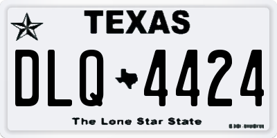 TX license plate DLQ4424