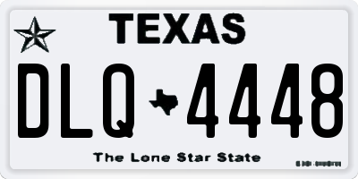 TX license plate DLQ4448