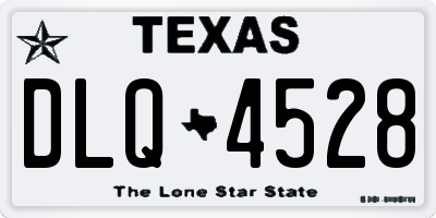 TX license plate DLQ4528