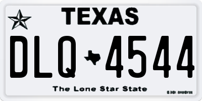 TX license plate DLQ4544