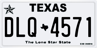 TX license plate DLQ4571