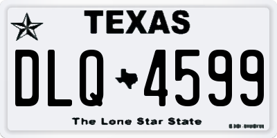 TX license plate DLQ4599