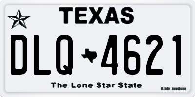 TX license plate DLQ4621