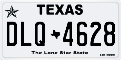 TX license plate DLQ4628