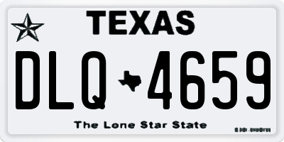 TX license plate DLQ4659