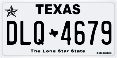 TX license plate DLQ4679