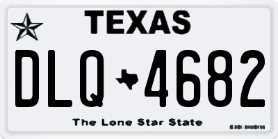 TX license plate DLQ4682