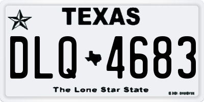 TX license plate DLQ4683
