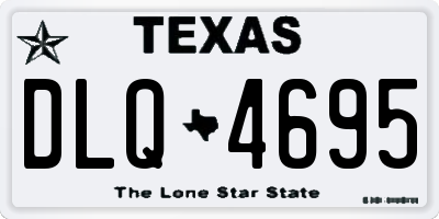 TX license plate DLQ4695