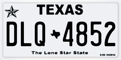 TX license plate DLQ4852