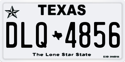 TX license plate DLQ4856