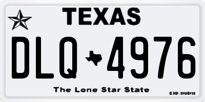 TX license plate DLQ4976