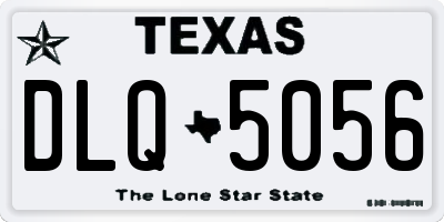 TX license plate DLQ5056