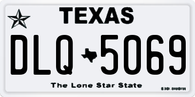 TX license plate DLQ5069