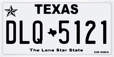 TX license plate DLQ5121
