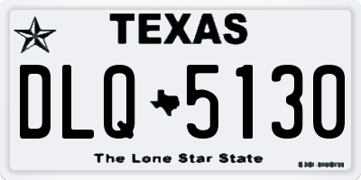 TX license plate DLQ5130