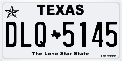 TX license plate DLQ5145