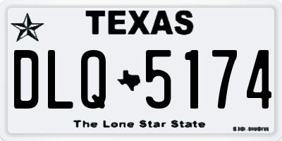 TX license plate DLQ5174