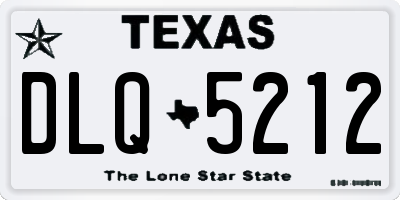 TX license plate DLQ5212