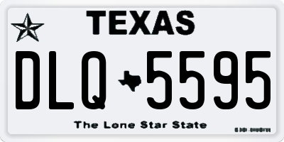 TX license plate DLQ5595
