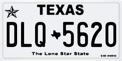 TX license plate DLQ5620