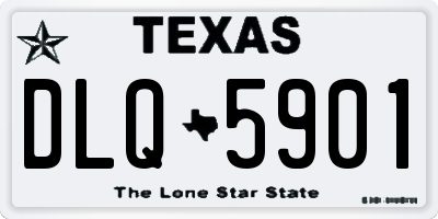 TX license plate DLQ5901
