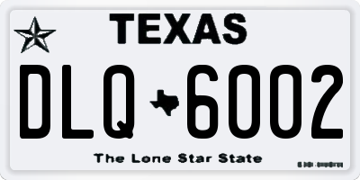 TX license plate DLQ6002