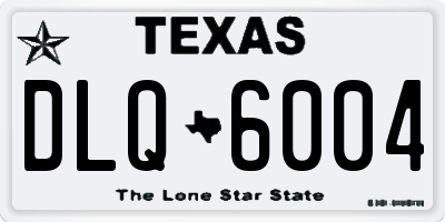 TX license plate DLQ6004