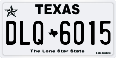TX license plate DLQ6015
