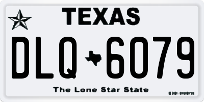 TX license plate DLQ6079