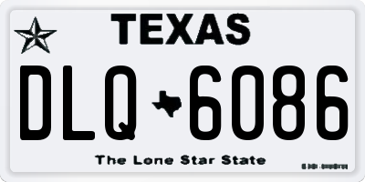 TX license plate DLQ6086