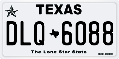 TX license plate DLQ6088