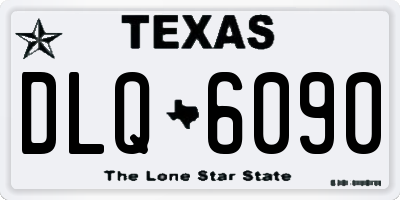 TX license plate DLQ6090