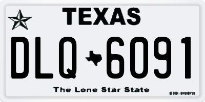TX license plate DLQ6091