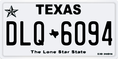 TX license plate DLQ6094