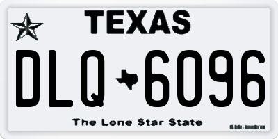 TX license plate DLQ6096