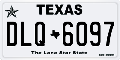 TX license plate DLQ6097