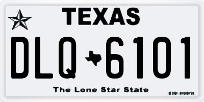 TX license plate DLQ6101