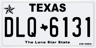 TX license plate DLQ6131