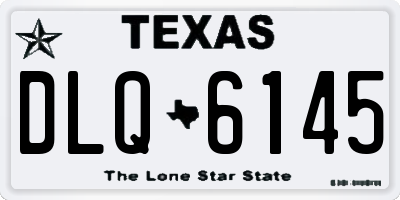 TX license plate DLQ6145