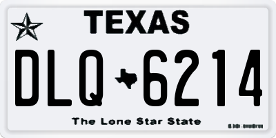 TX license plate DLQ6214