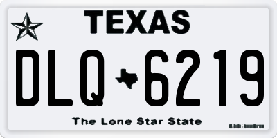 TX license plate DLQ6219