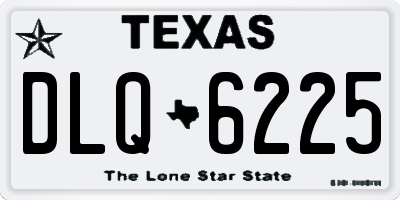 TX license plate DLQ6225