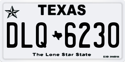 TX license plate DLQ6230