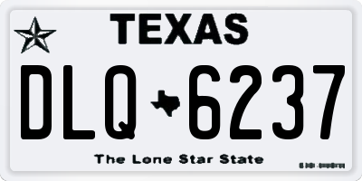 TX license plate DLQ6237