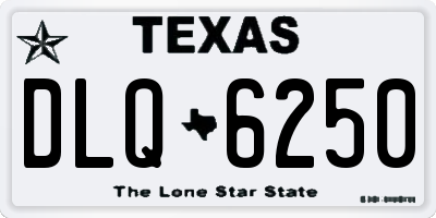 TX license plate DLQ6250