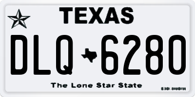 TX license plate DLQ6280