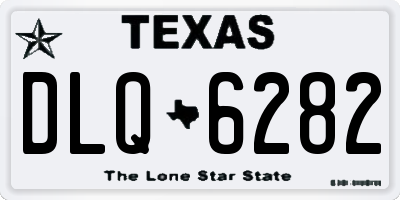 TX license plate DLQ6282