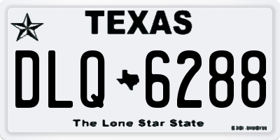 TX license plate DLQ6288