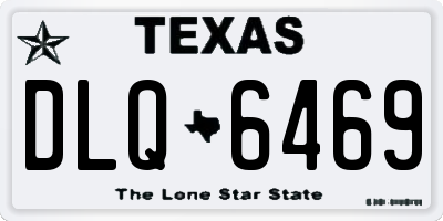 TX license plate DLQ6469